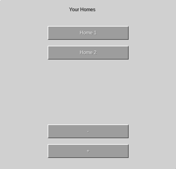 /homes command interface